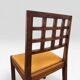 Solid oak chair, Victor Courtray, Art Deco, 1930