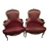 Pair of armchairs, Louis XV style