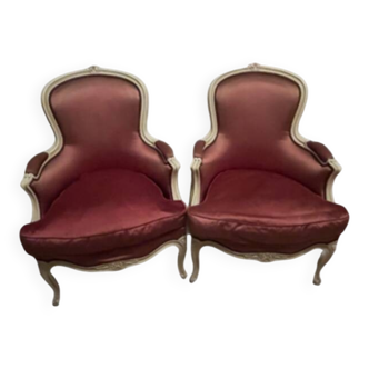 Pair of armchairs, Louis XV style