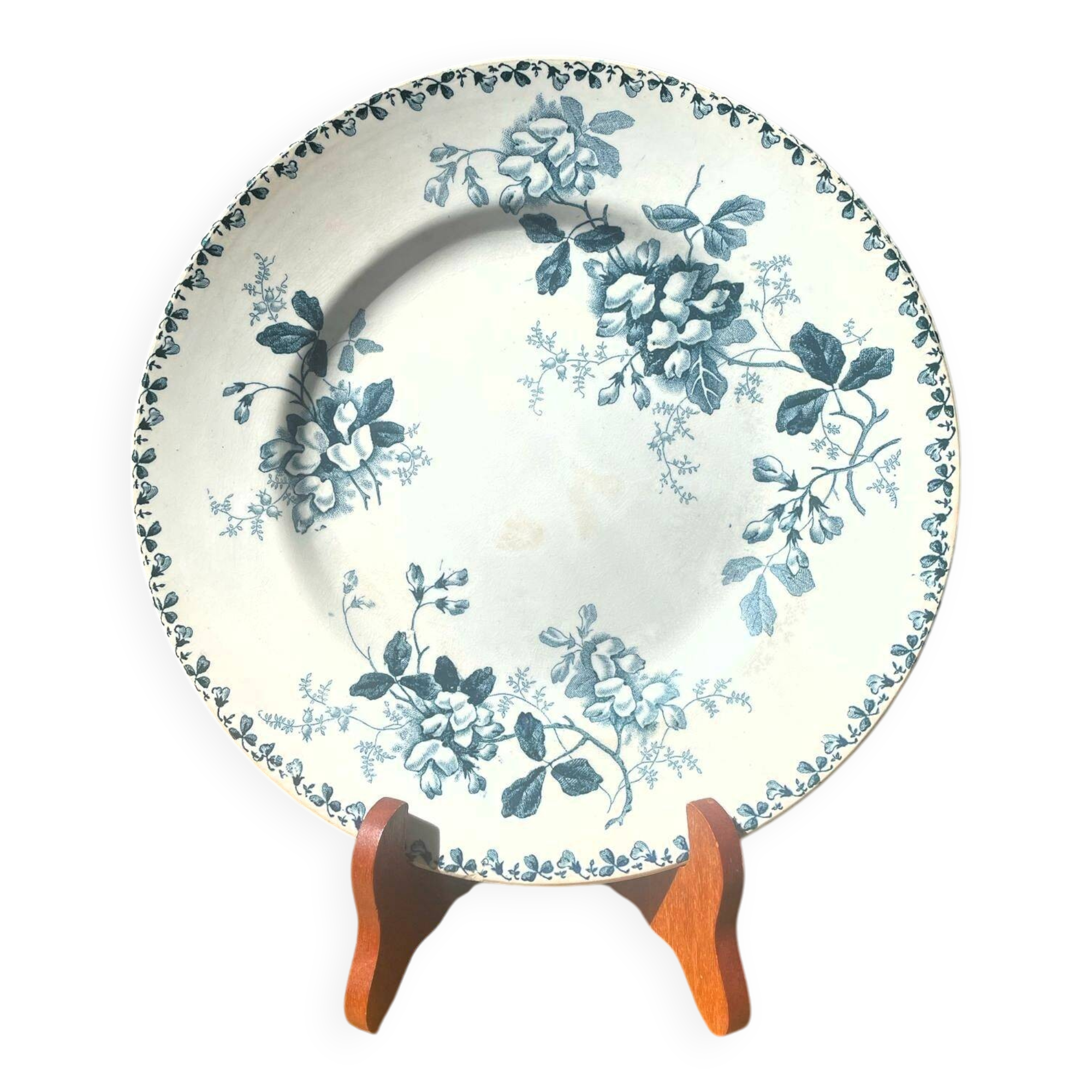 Old presentation dish, ironstone