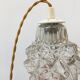 Vintage molded glass pendant lamp