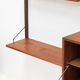 Playful 3-bay wall unit in teak wood by Poul Cadovius, Denmark, 1950s