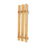 Vintage wooden coat rack wardrobe 9 hooks