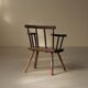Fauteuil en bois massif, art populaire, Royaume-Uni , XIXᵉ siècle