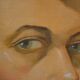 Self-portrait of a young aristocrat painting HST coat of arms noble heraldry