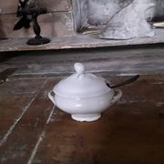 18th century faience mustard pot