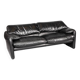 Cassina leather sofa Maralunga model by Vico Magistretti