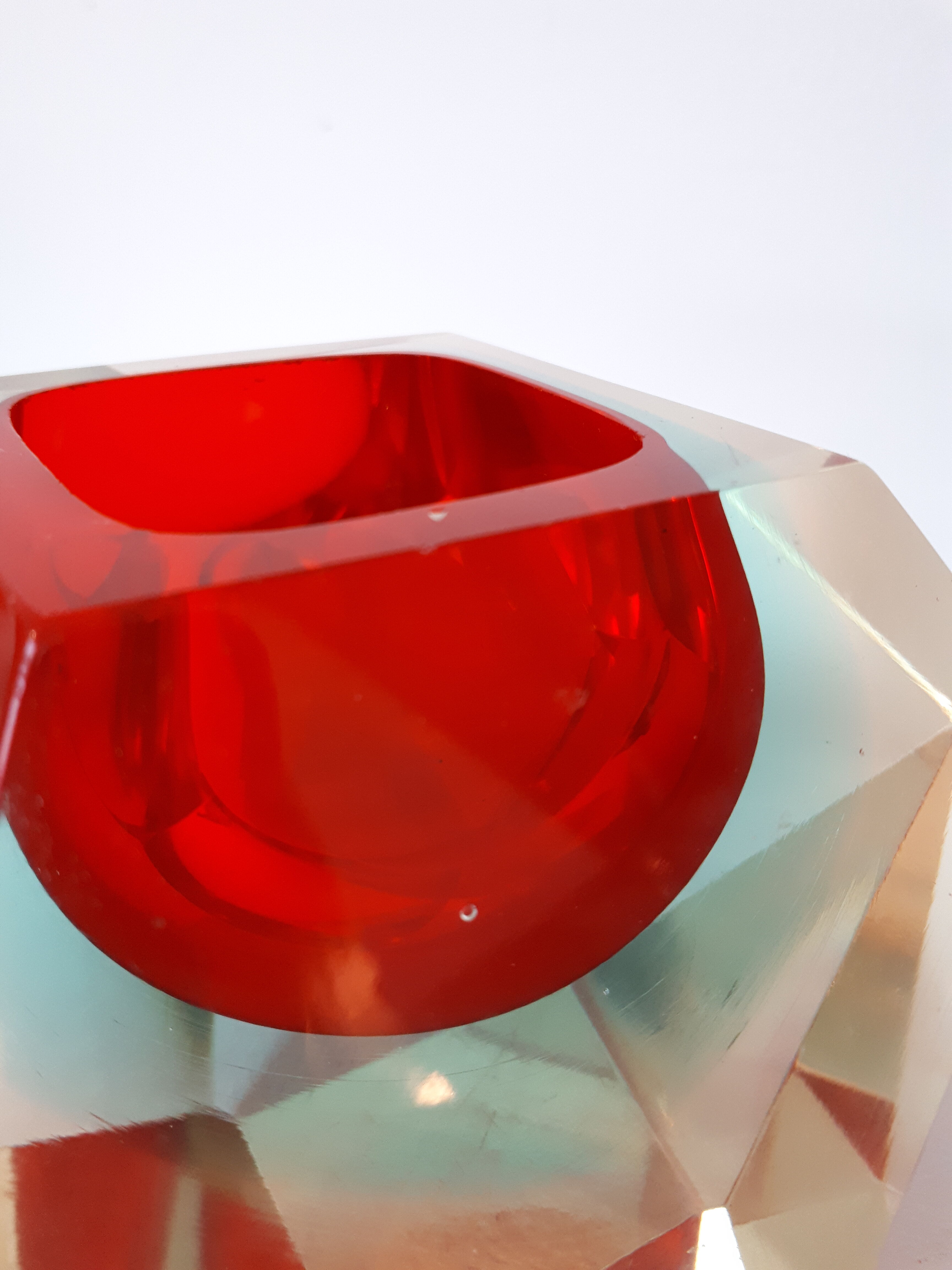 Vacuum pocke by Flavio Poli for Seguso in Murano glass from the 70's