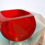 Vacuum pocke by Flavio Poli for Seguso in Murano glass from the 70's