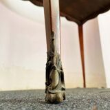 Game table Louis XV style, Napoleon III period (bronze fall and bronze belt, marqueteri