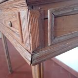 Old patinated writing desk