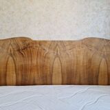 Flamed wood furniture from the 1940s, Art Deco style.