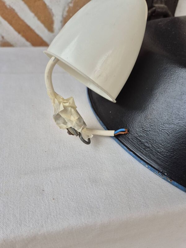 Suspension gamelle lampe industrielle lustre