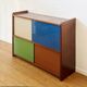 Vintage modernist bookcase sideboard from the 60s