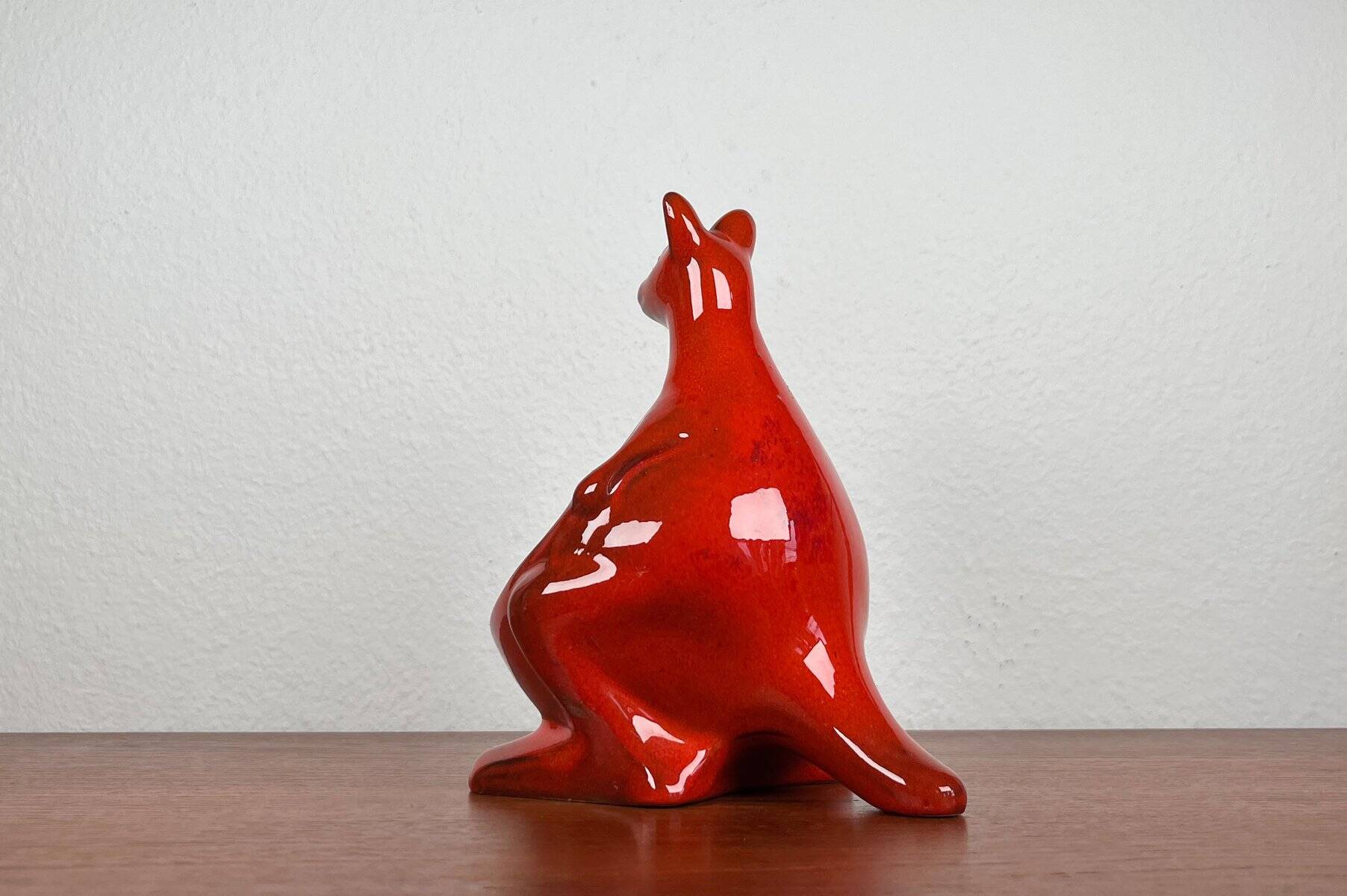 Vintage Bol Kangourou in WGP Ceramic by Pan Keramik, West Germany, 1970s