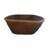 Corbeille ovale en osier 68cm