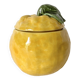 Pot à marmelade citron en barbotine