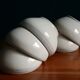 5 stoneware bowls Digoin Sarreguemines grespots