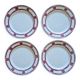 4 assiettes à dessert Badonviller