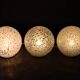 1980s Glass Globe Table Lamp , 3items available