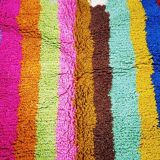 Colorful handmade rug 250cm x 150cm