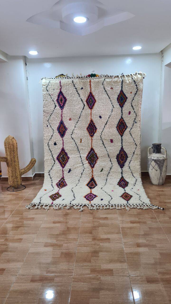 Handmade Beni Ouarain rug 250x150 cm