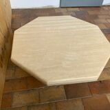 Travertine coffee table