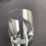 Large glasses (9) - Mid-century modern - Crystal