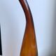 Amber bottle in blown glass 70s
