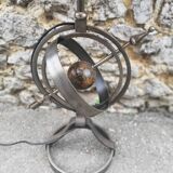 Astrolabe lamp by Jean-Pierre Ryckaert 1950