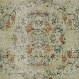 ONE-OF-A-KIND TURKISH HANDWOVEN VINTAGE RUG - RUSTIC VINTAGE CHARM 206X 109