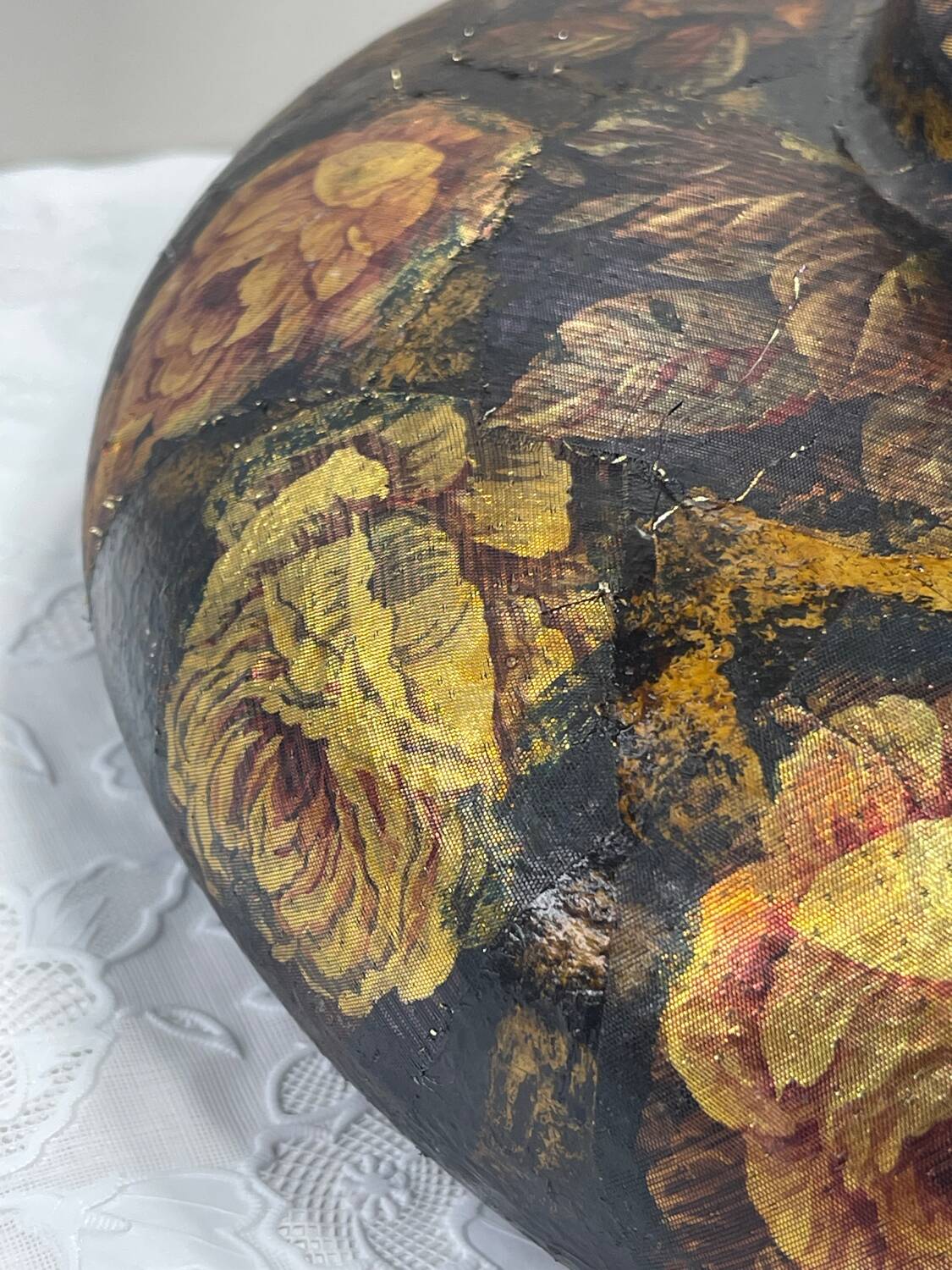 Handmade Terracotta Fruit Bowl / Centerpiece on Pedestal