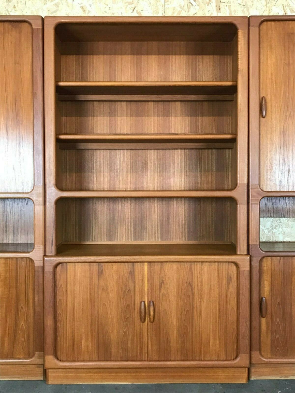 70s Dyrlund teak shelf wall unit Danish Modern Design Denmark