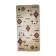Vintage Moroccan carpet Berber rug style 2.3' x 4.7' (71cm x 145cm) 1970s, 1C758