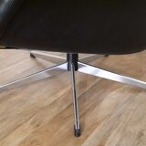 Scandinavian leather armchair 1970