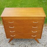 Chest of drawers years 60 feet compass