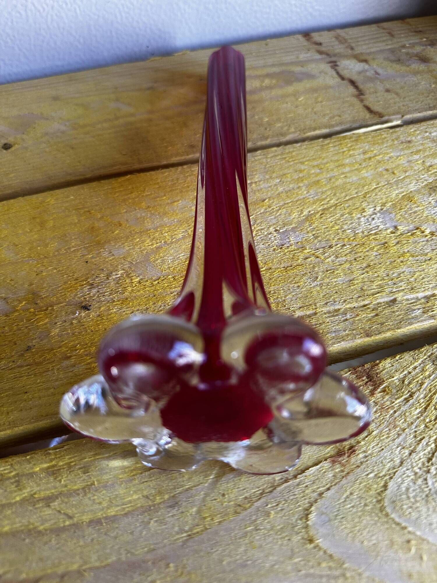 Ensemble de 6 Vases Soliflores années 60 en Verre de Murano