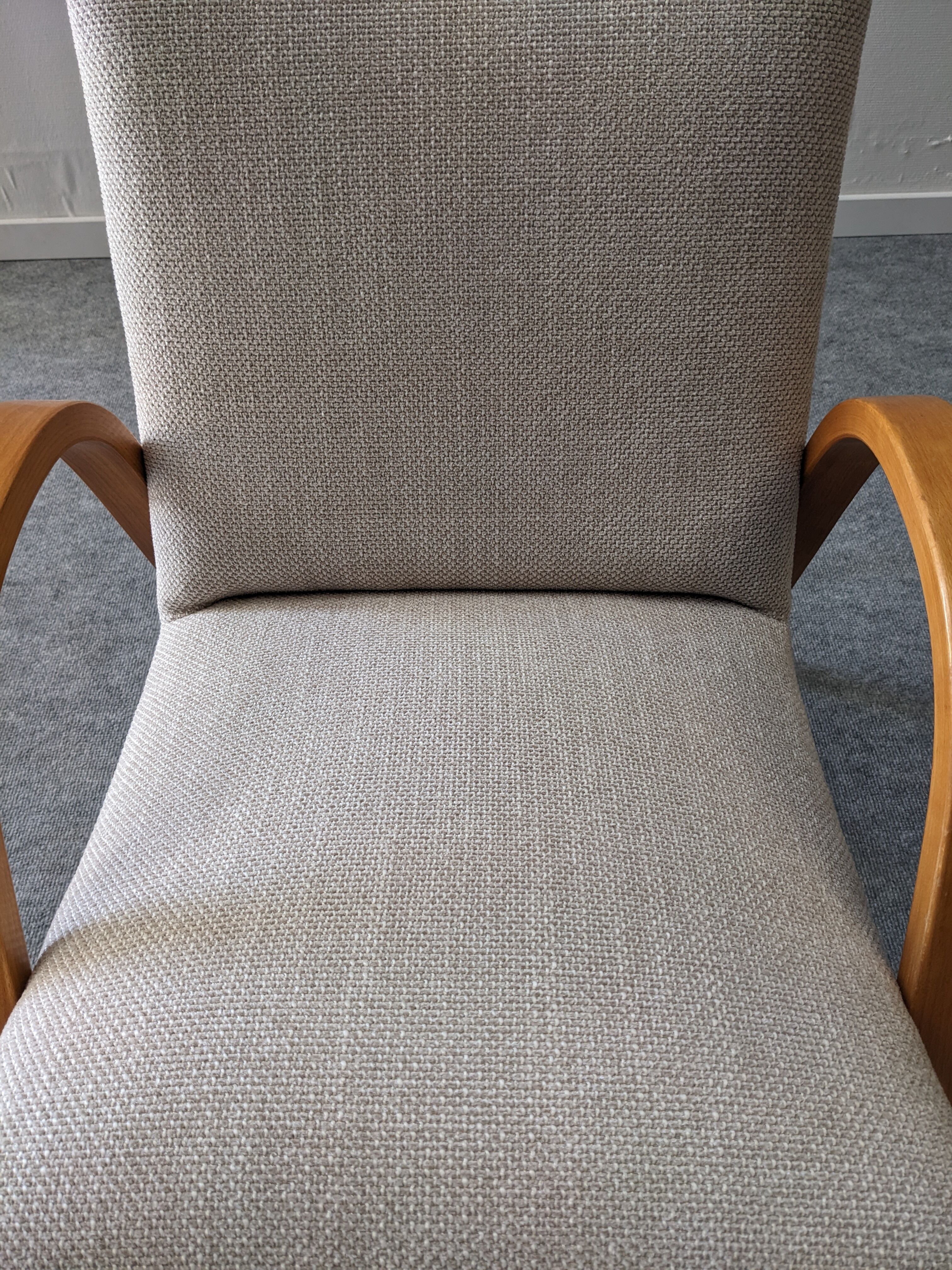 Pair of Bow Wood armchairs from the 50s/60s by Steiner