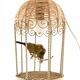 Vintage bird cage lamp 70's
