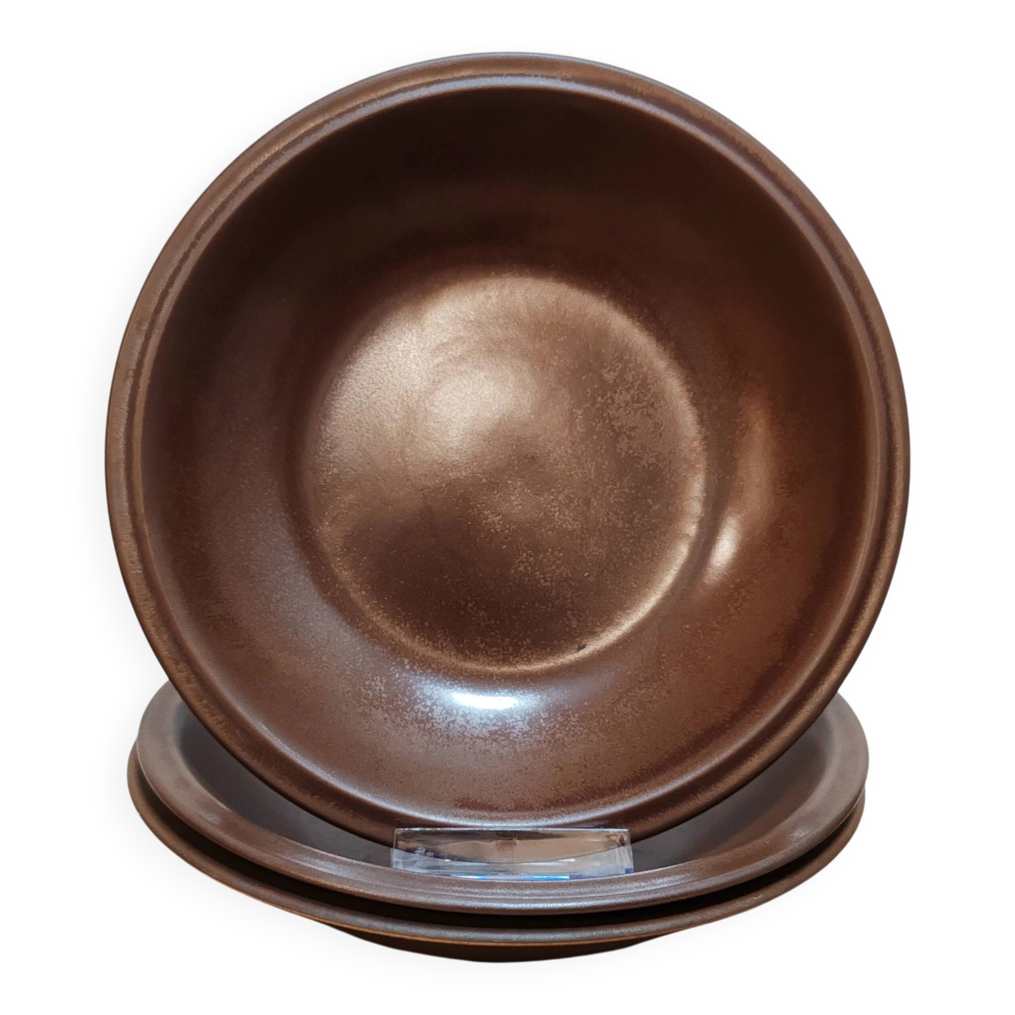Stoneware soup plate