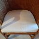 Set of 2 armchairs in adult varnished woven rattan