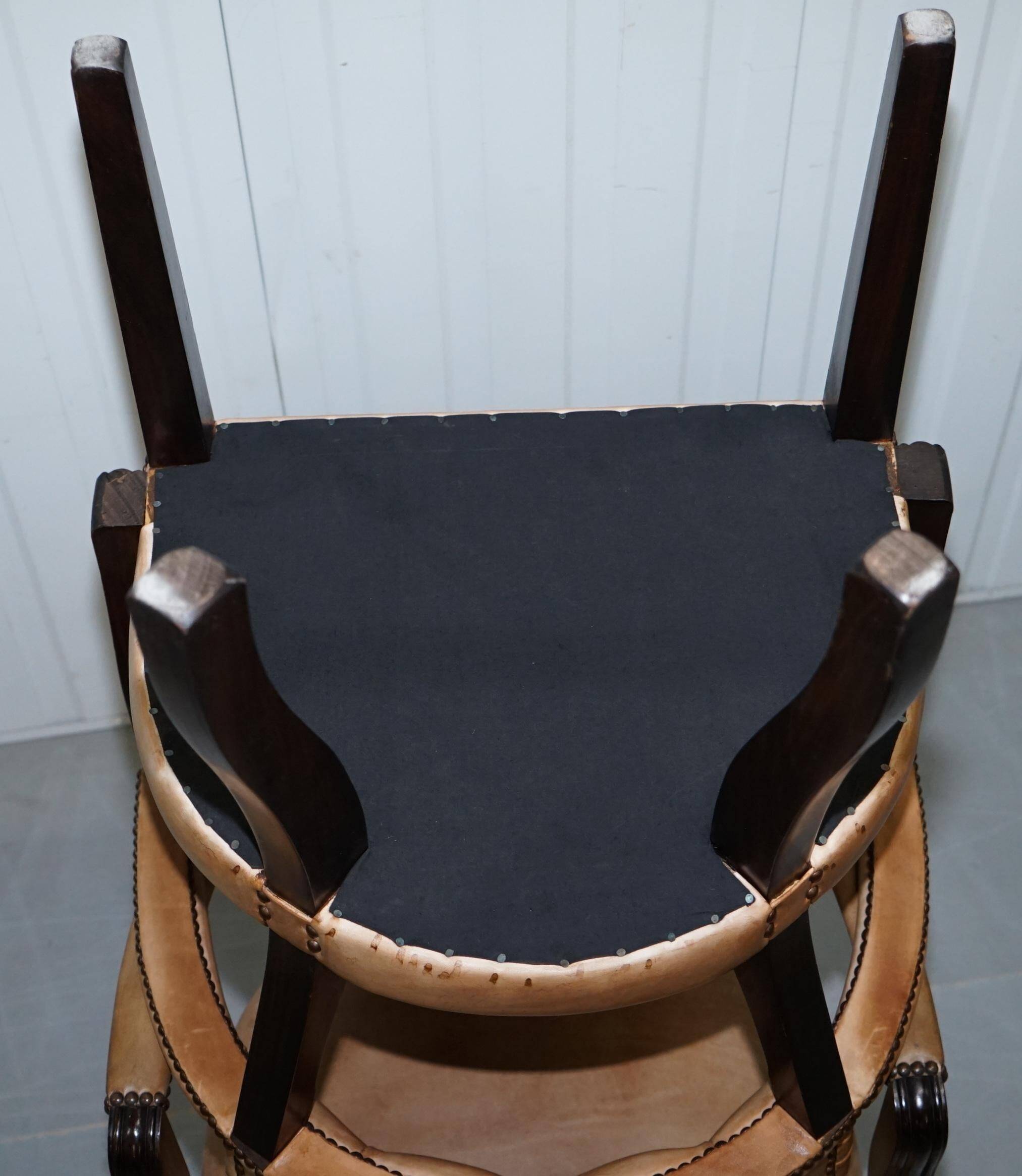 Fauteuil de bureau en cuir House of Chesterfield