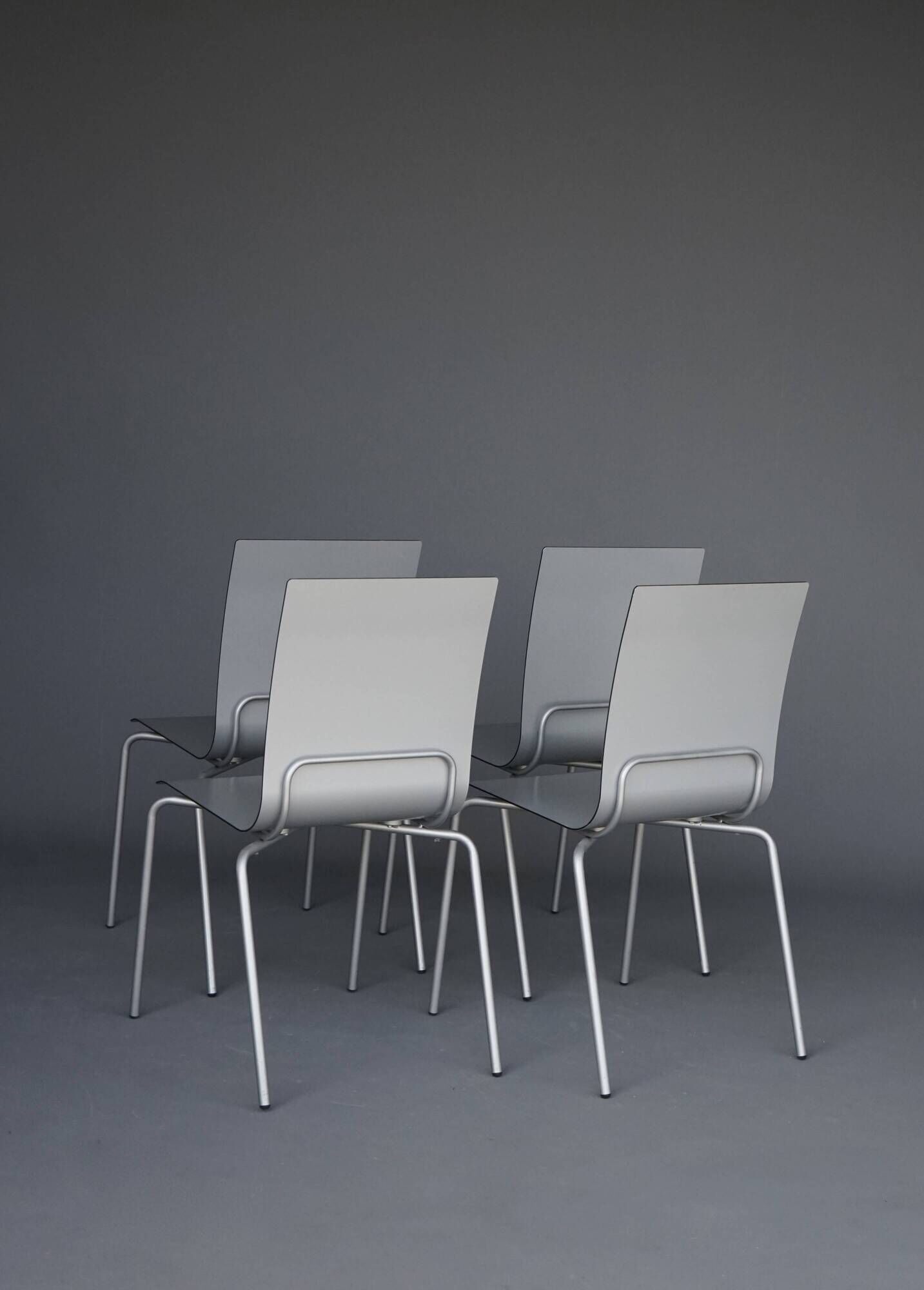 Chaises de salle à manger minimalistes Slim Shell par Arik Levy pour Ligne Roset, années 2000