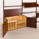 Hansen and Guldborg rosewood wall unit with a desk, Denmark 1960s