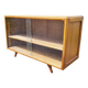 Meuble enfilade vitrine pied compas vintage