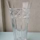 Cut crystal vase