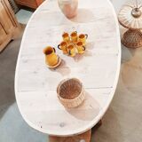 Table de ferme ovale