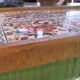 Tile plateau from GIEN and wood