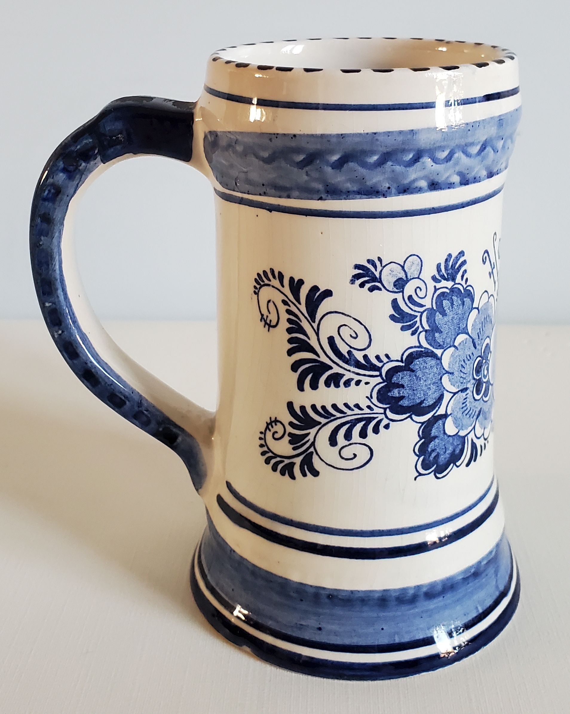Heineken Delft beer mug