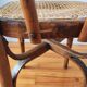 Antique chair with caned seat